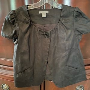 Ann Taylor short black jacket - size small